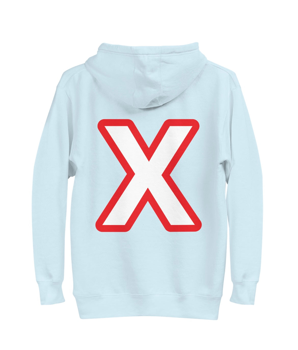 “X” abstrakt. Hoodie