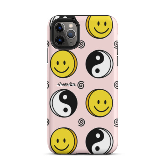 “Happy Ying-Yang” abstrakt. Phone Case
