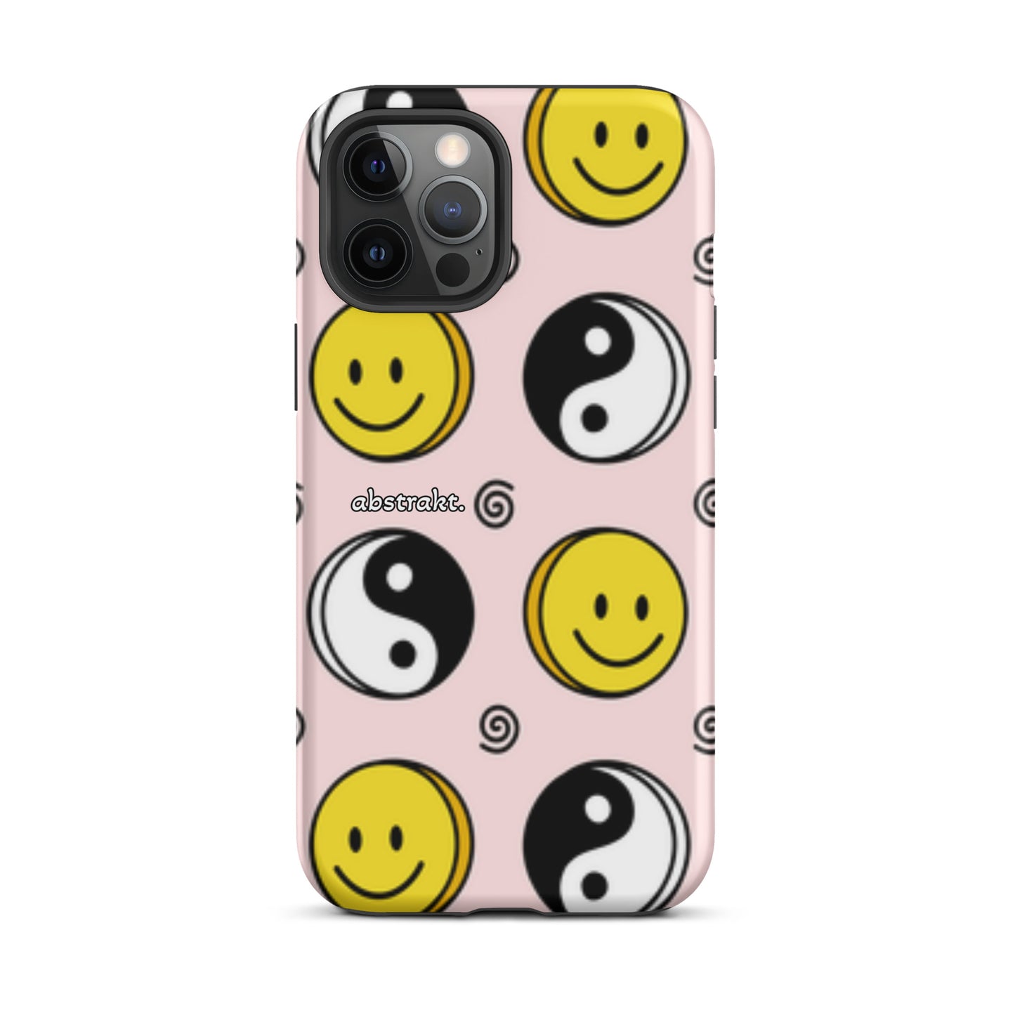 “Happy Ying-Yang” abstrakt. Phone Case