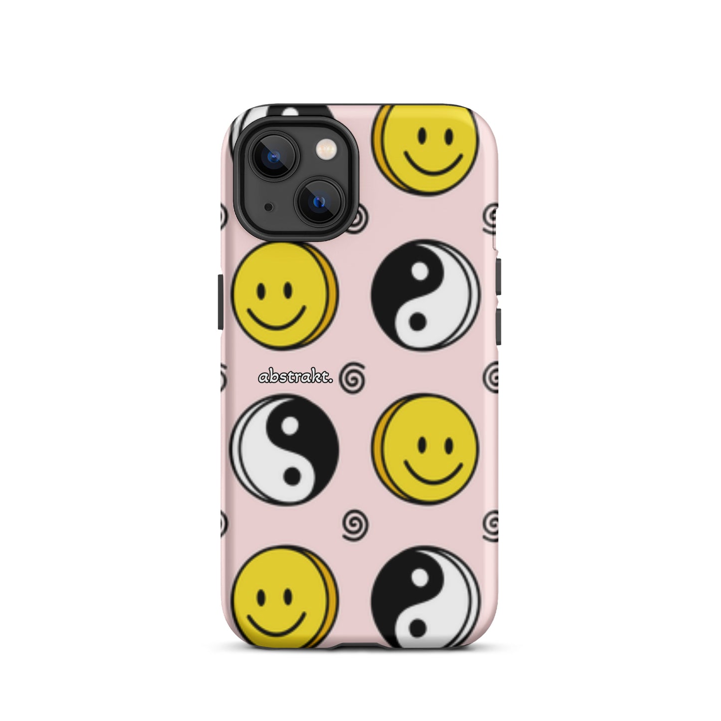 “Happy Ying-Yang” abstrakt. Phone Case