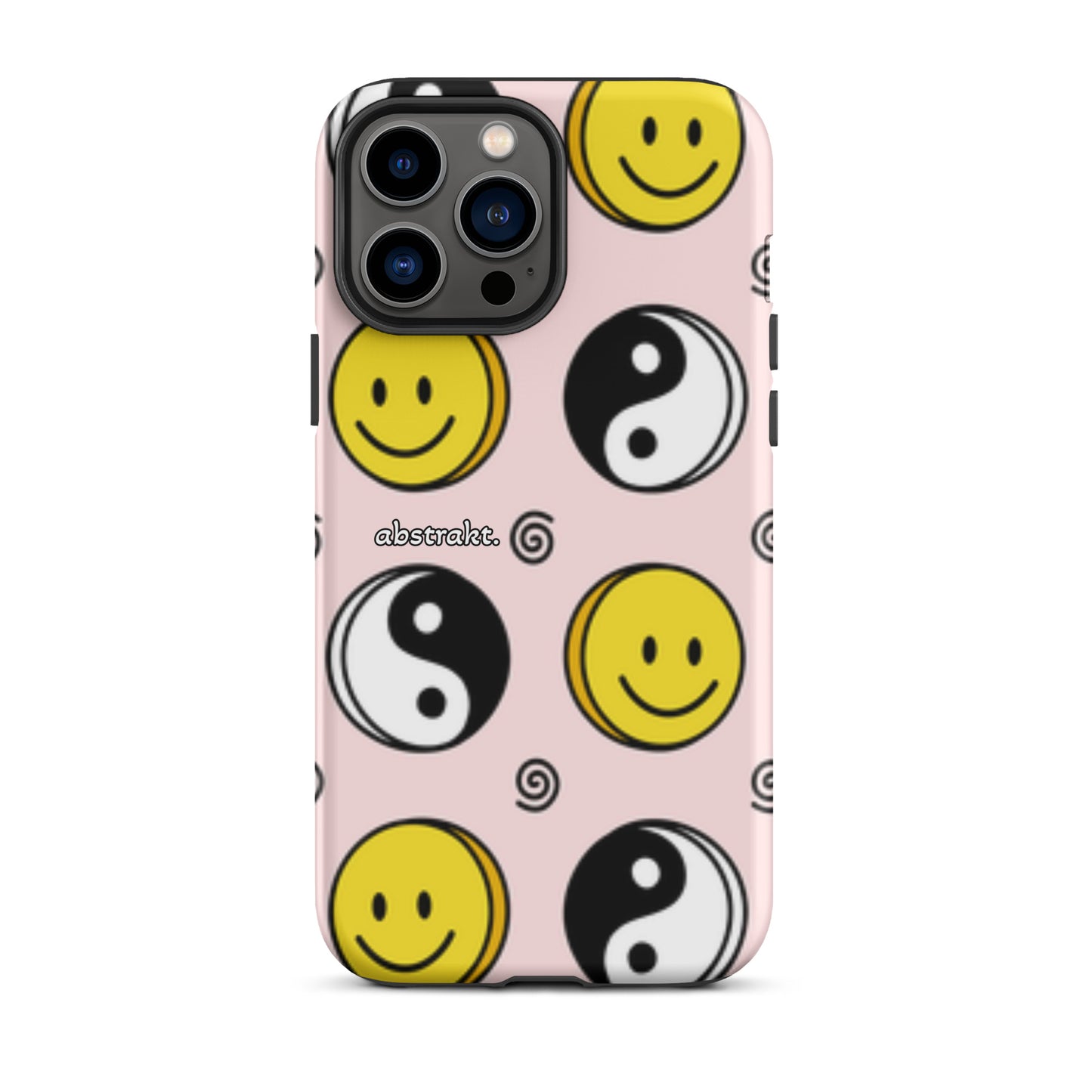 “Happy Ying-Yang” abstrakt. Phone Case