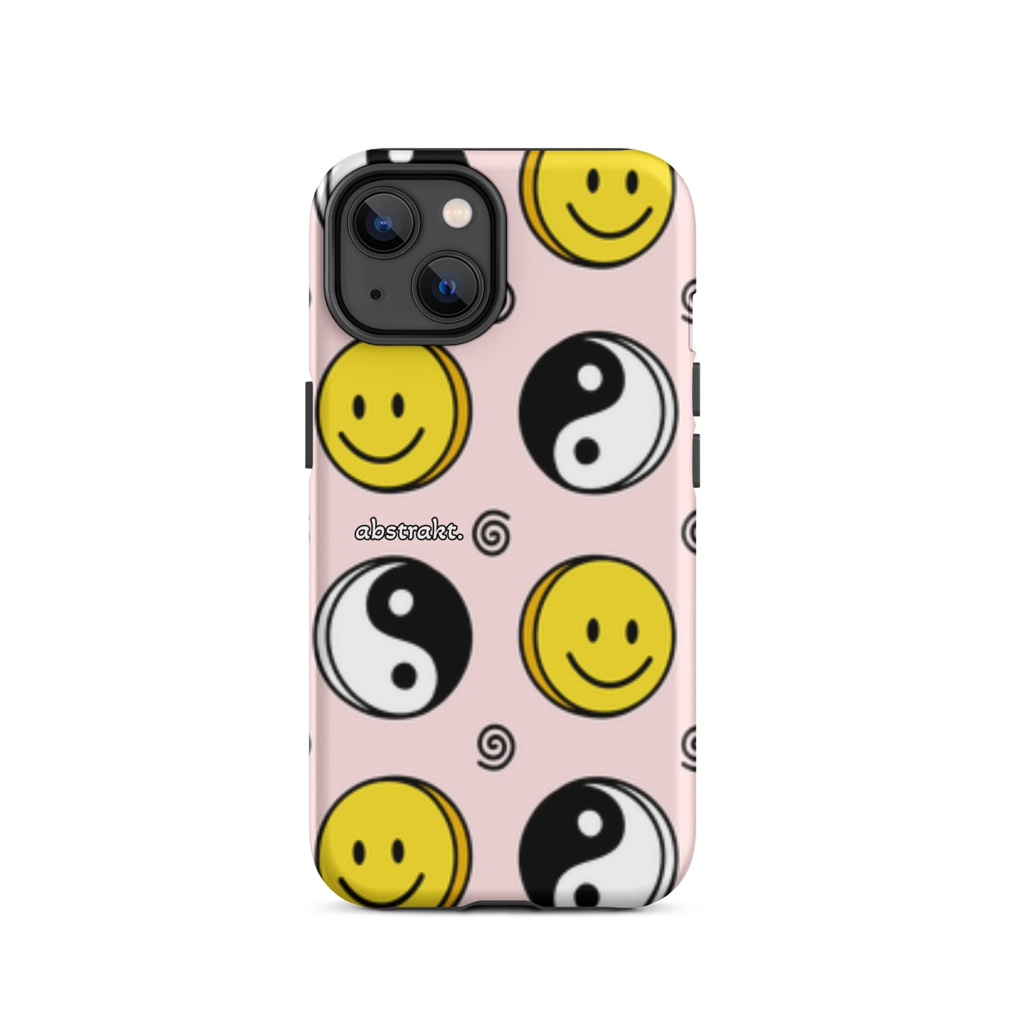 “Happy Ying-Yang” abstrakt. Phone Case