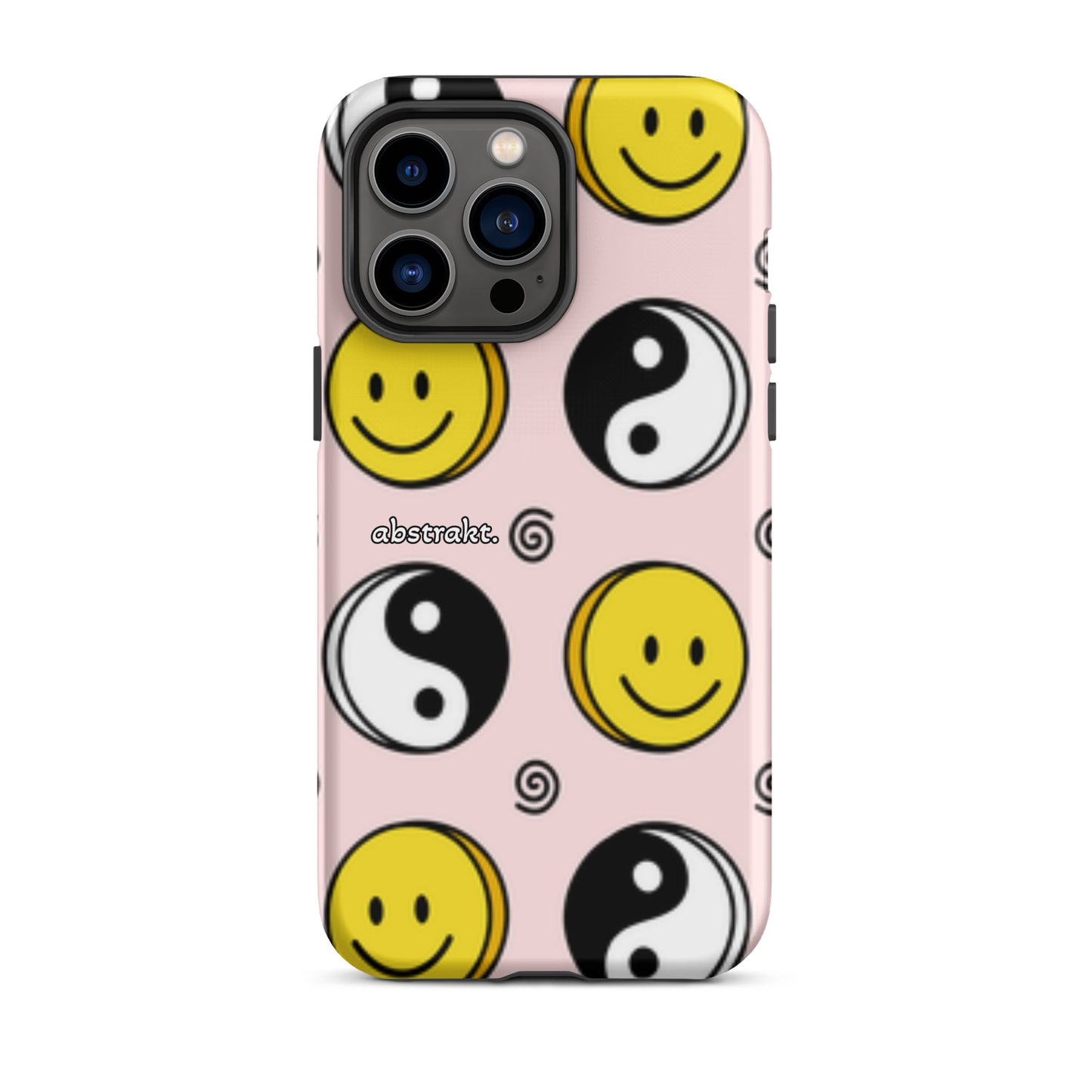 “Happy Ying-Yang” abstrakt. Phone Case