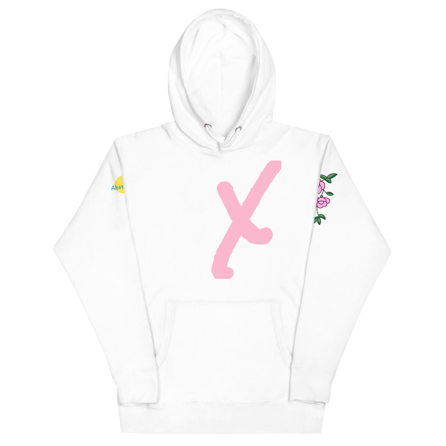 “X Pink” abstrakt. VIP ELITE Hoodie